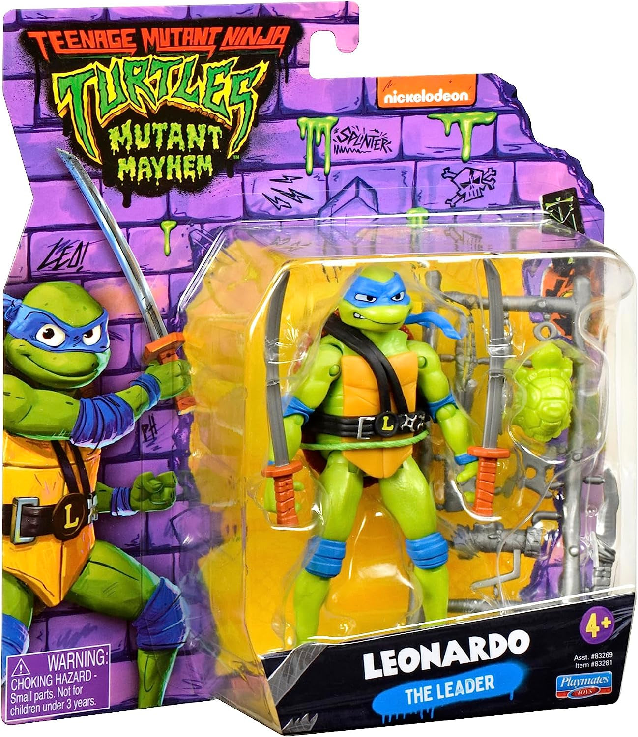 TEENAGE MUTANT NINJA Turtles - Leonardo Figura de bază Action figures Naty Shop