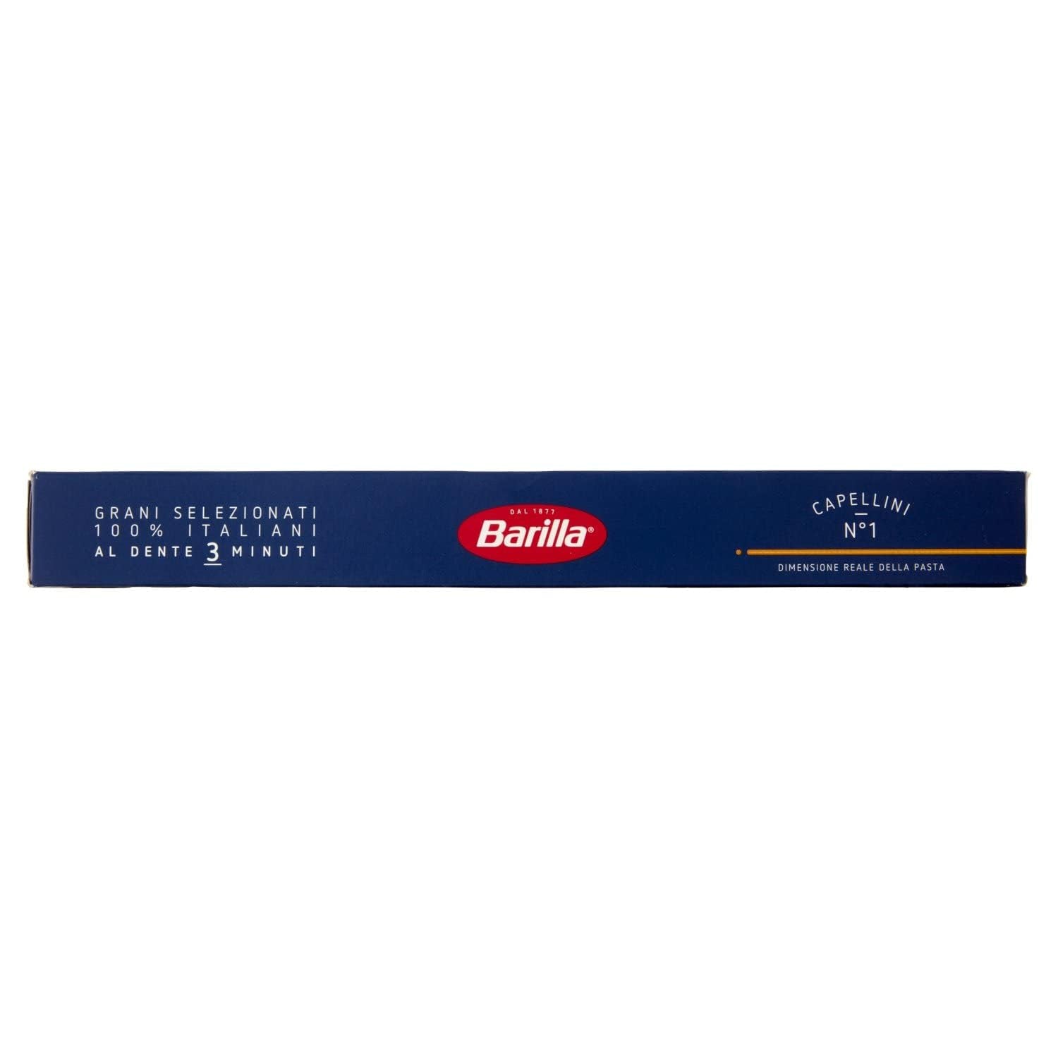 Pasta Barilla Classic Capellini Nr. 1, lavet af højkvalitets durumhvede, altid al dente, 500g