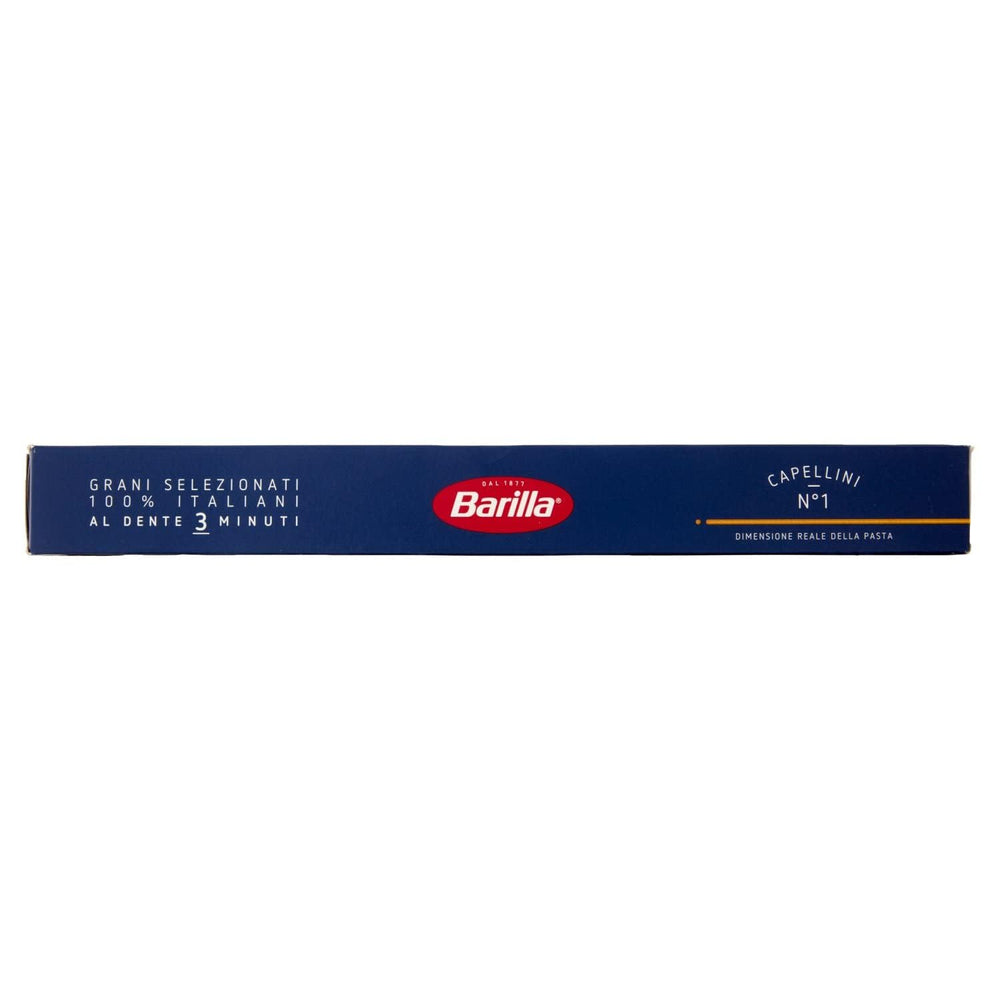 Pasta Barilla Classic Capellini Nr. 1, lavet af højkvalitets durumhvede, altid al dente, 500g