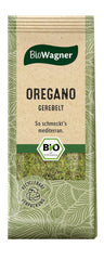BioWagner - Bio Oregano Gerebelt | Middelhavsnoter til Pizza, Pasta eller Fleischgerichte | naturbelassene Bio-Zutaten | genanvendelig emballage | 10 g