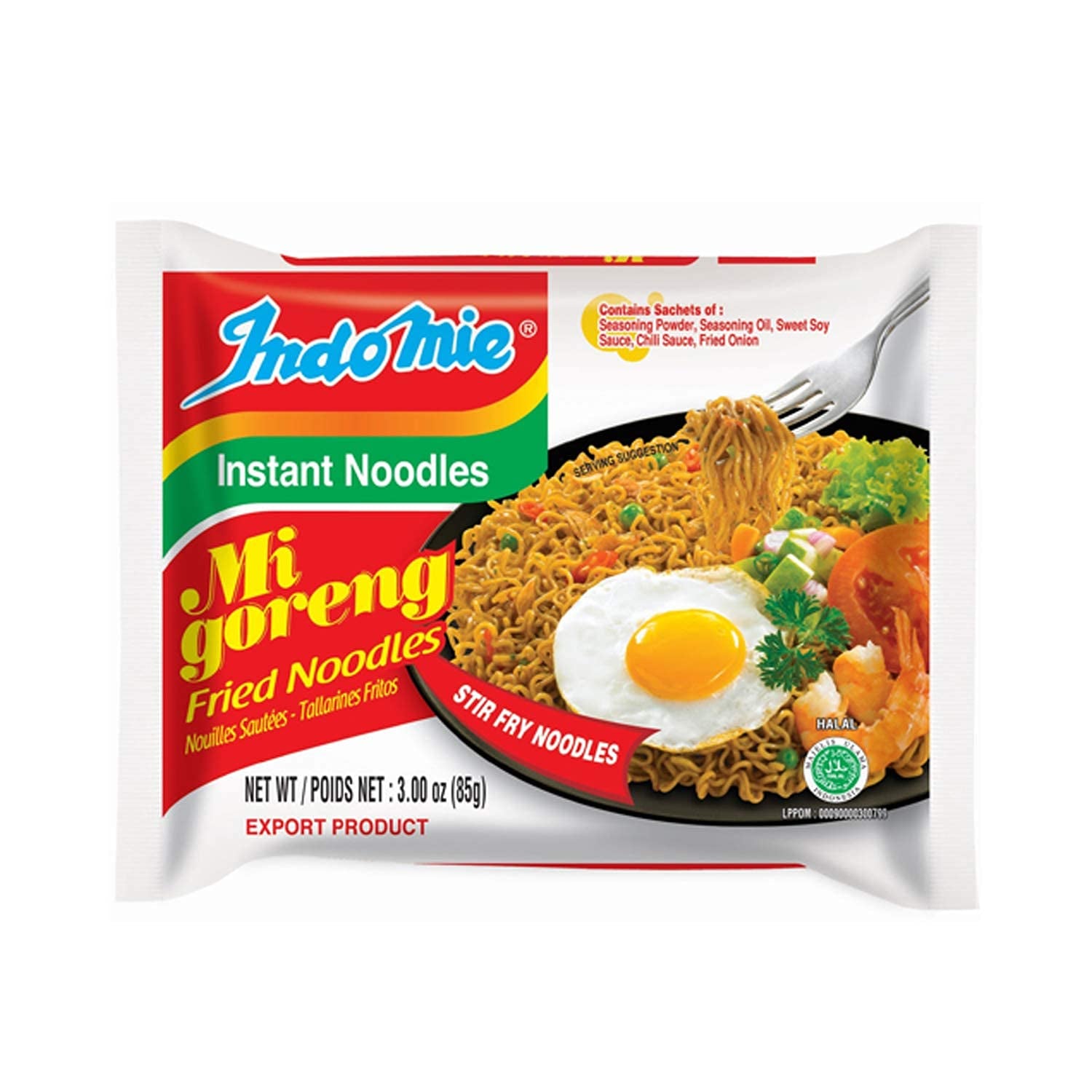 INDOMIE - Instant Mi Goreng Nudler - Multipak (40 x 80 g)
