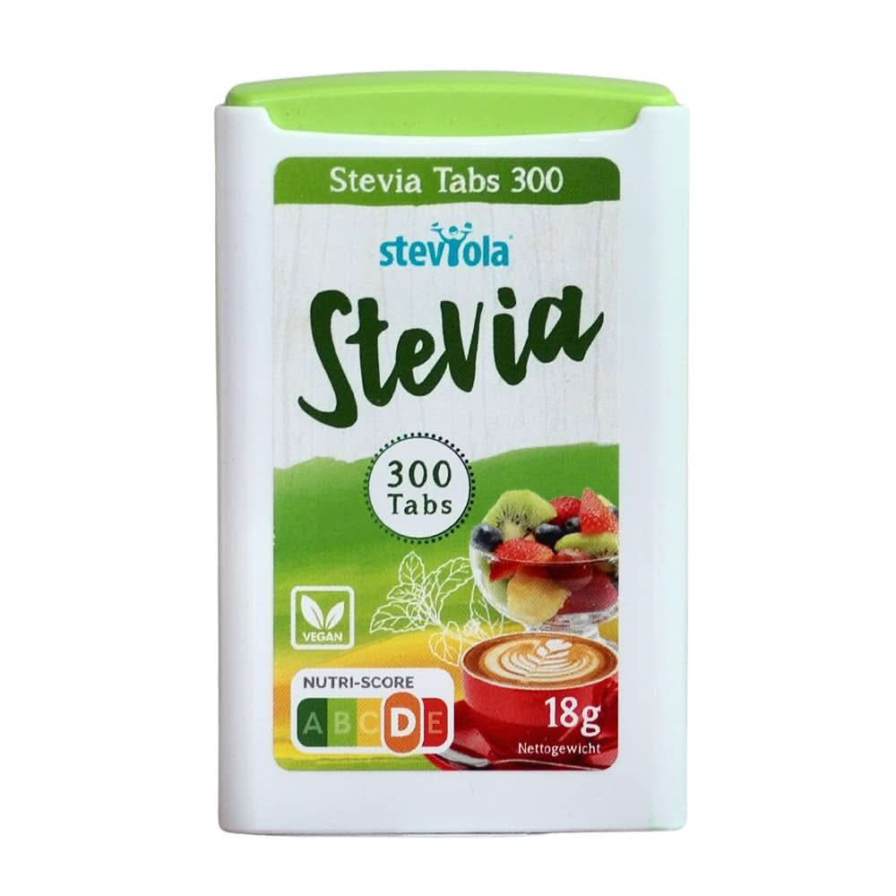 Steviola | Stevia sødemiddel | Kaloriefri sødemiddel, 300 gram sødemidler Naty Shop 300 tabletter