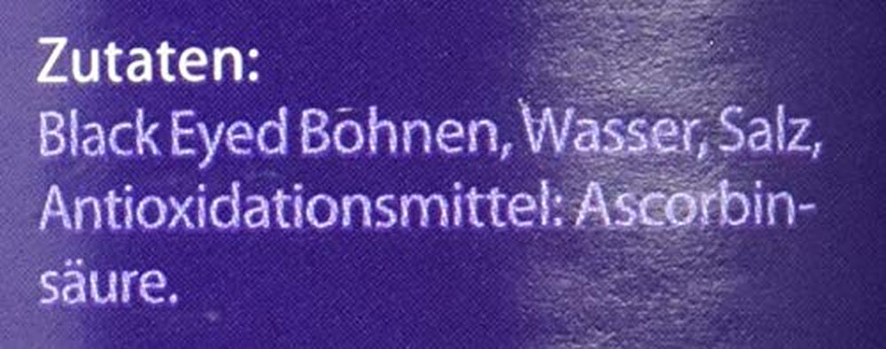 Black Eyed Beans 12-pak (12 x 425 ml)