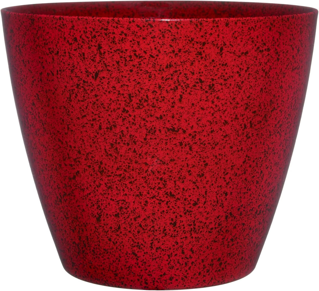 Ghivece de plante Vogue clasice pentru casă și grădină, cu finisaj ceramic de calitate, ghivece de flori moderne pentru utilizare în interior/exterior, jardiniere de verandă rezistente la UV, ghiveci decorativ pentru flori/ierburi (20,3 cm, verde salcie)