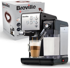 Espresso Breville Prima Latte II | Aparat de latte și cappuccino | Pompă profesională cu 15 bari și spumator de lapte | Argintiu [VCF108X]