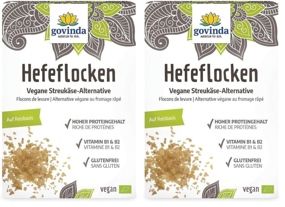 Hefeflocken auf Reisbasis vegansk Streukäsealternative, 100 g