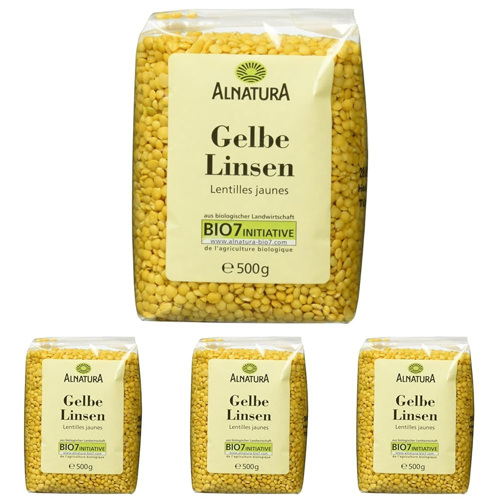 Økologiske gule linser, 500g