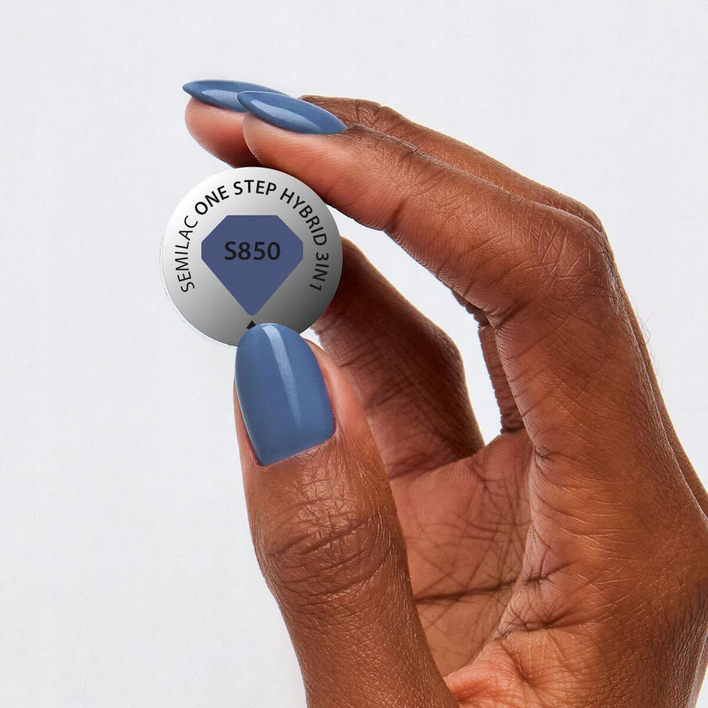 Oja UV Semilac One Step Hybrid 3 i 1 S450 indre varme fersken 7 ml
