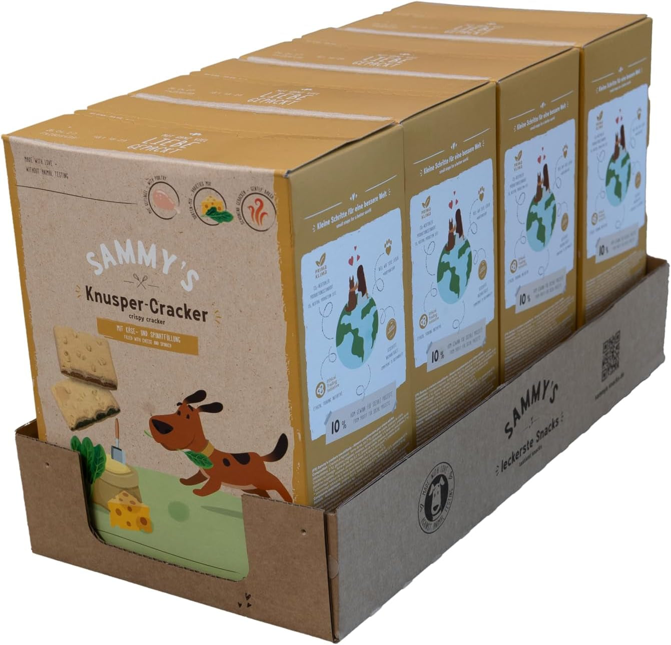 Monede de muesli Sammy's | Gustări crocante coapte pentru câini | Monede de muesli din 5 cereale pentru prietenul tău blănos de talie mare (peste 30 kg) | 1 kg