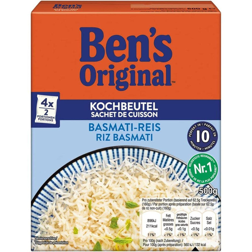 BEN'S ORIGINAL™ Basmatiris til kogning i en pose 500g