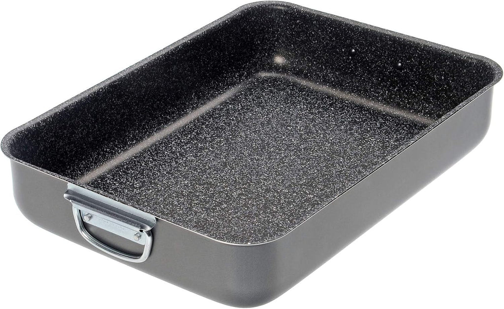 Alluflon Tradiție Italia Lasagna Forma, aluminiu, negru, 35 x 25 cm Matrite si tavi pentru copt Naty Shop