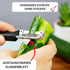 Westmark 29092270 Sparschäler Gallant, Pp/Tpe/Edelstahl, Schwarz / Rot, 16,5 X 3,7 X 2 Cm Peeler Naty Shop