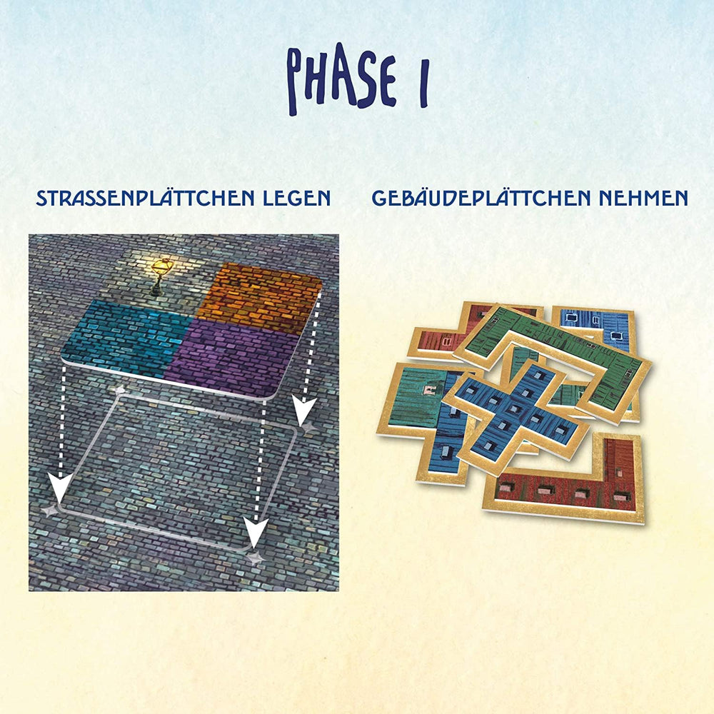 KOSMOS 680442 Paris - City of Lights Duel for de bedste byggepladser 2-spiller strategispil med enkle regler 2-spiller spil 10 år og opefter