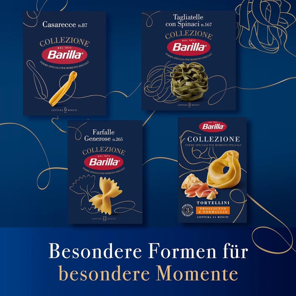 Barilla Collezione Farfalle Pasta lavet af højkvalitets durumhvede, altid al dente, (1 x 500g)