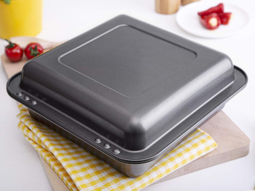 Kombi-Set QUADRO "Easyoven" Forme og bakker til bagning Naty Shop