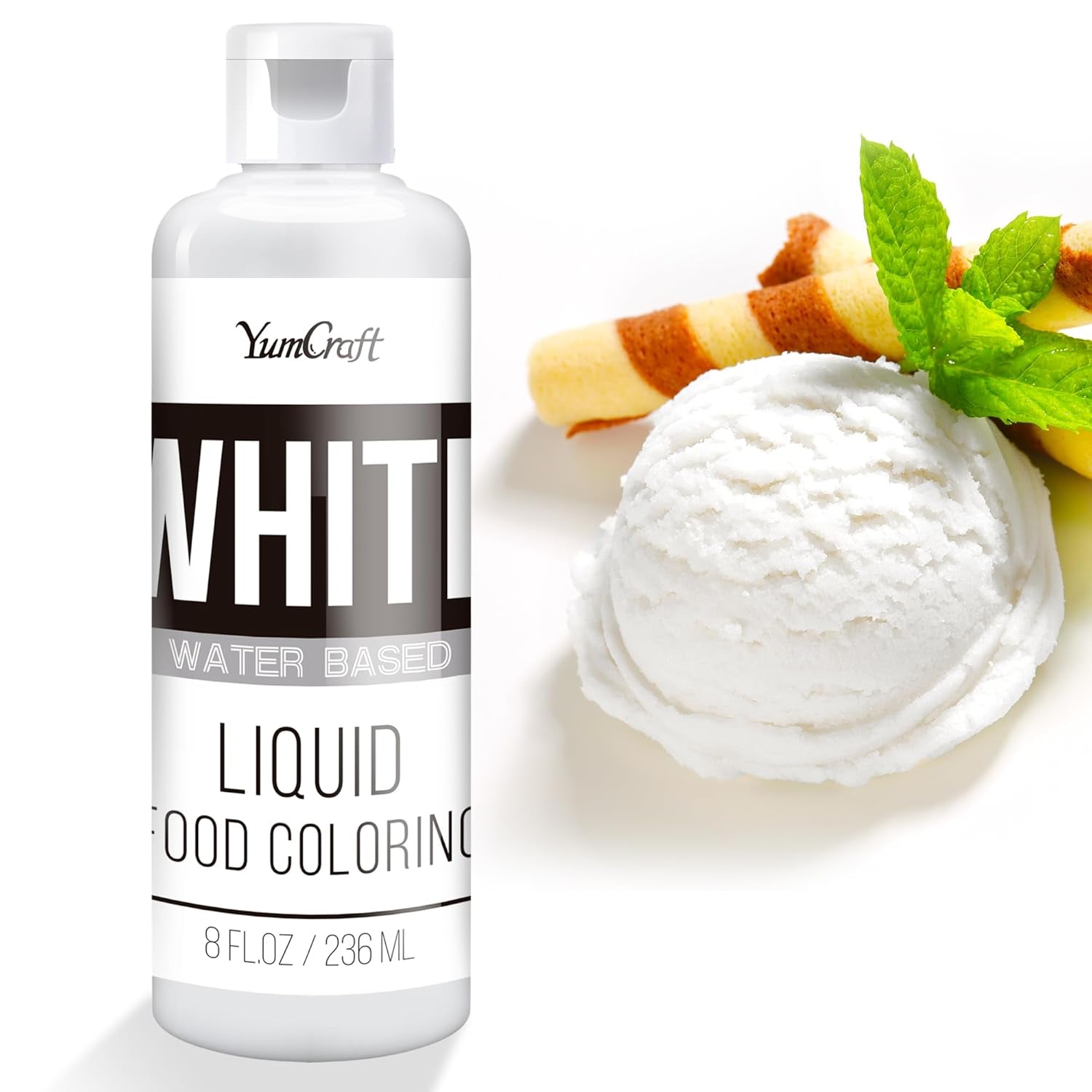 Madfarve - Højkoncentreret flydende madfarve til kager, bagning, påskeæg, drikkevarer - Sukkerfri madfarve til fondant, glasur, slim, kagedekoration (Red Velvet, 236ml)