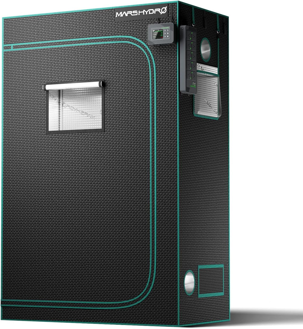 MARS HYDRO Grow Telt 60x60x140cm, Indendørs Grow Telt, Reflekterende Mylar Grow Telte til Hydroponics, Aftagelig bundbakke til plantedyrkningsplads