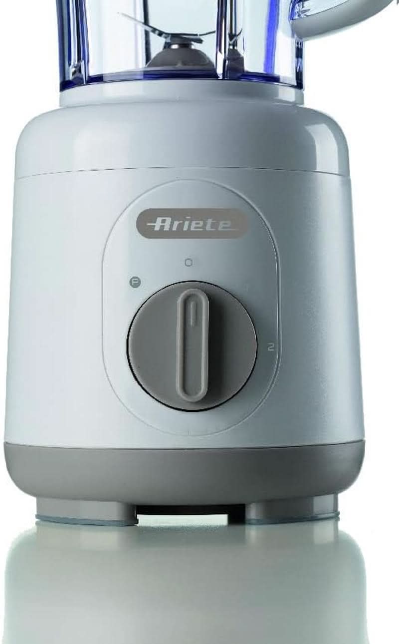 Ariete Breakfast 586 Blender, Elektrischer Mixer Mit 4 Edelstahlklingen, 2 Geschwindigkeiten + Pulse-Funktion, Anti-Slip-Füße, Aufsatzdeckel, 1,5 L Fassungsvermögen, 500W, Weiß Mother and Child Naty Shop