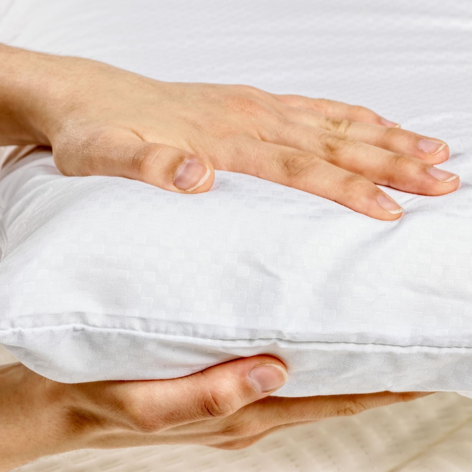Pikolin Home - Pernă ergonomică viscoelastică cu capac dublu personalizabil cu miez din spumă de memorie pentru dormit pe lateral sau pe spate Perne standard Naty Shop