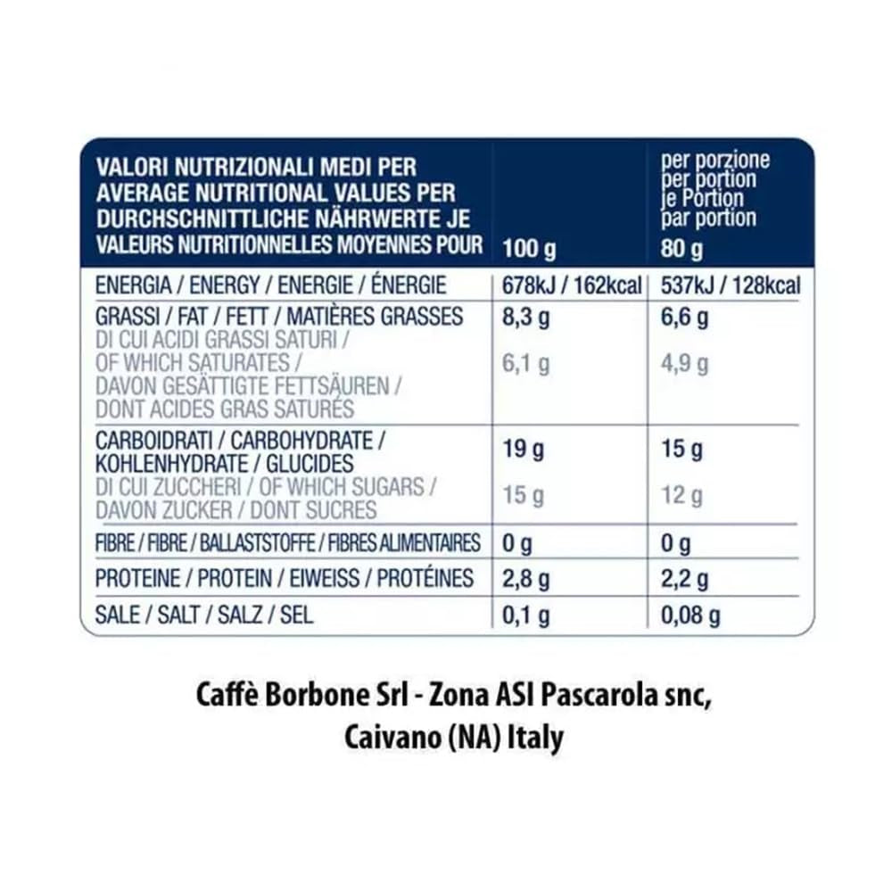 Caffè Borbone Amestec de Cafea Albastră 1 kg x 6 și Frișcă de Cafea Rece 550 g