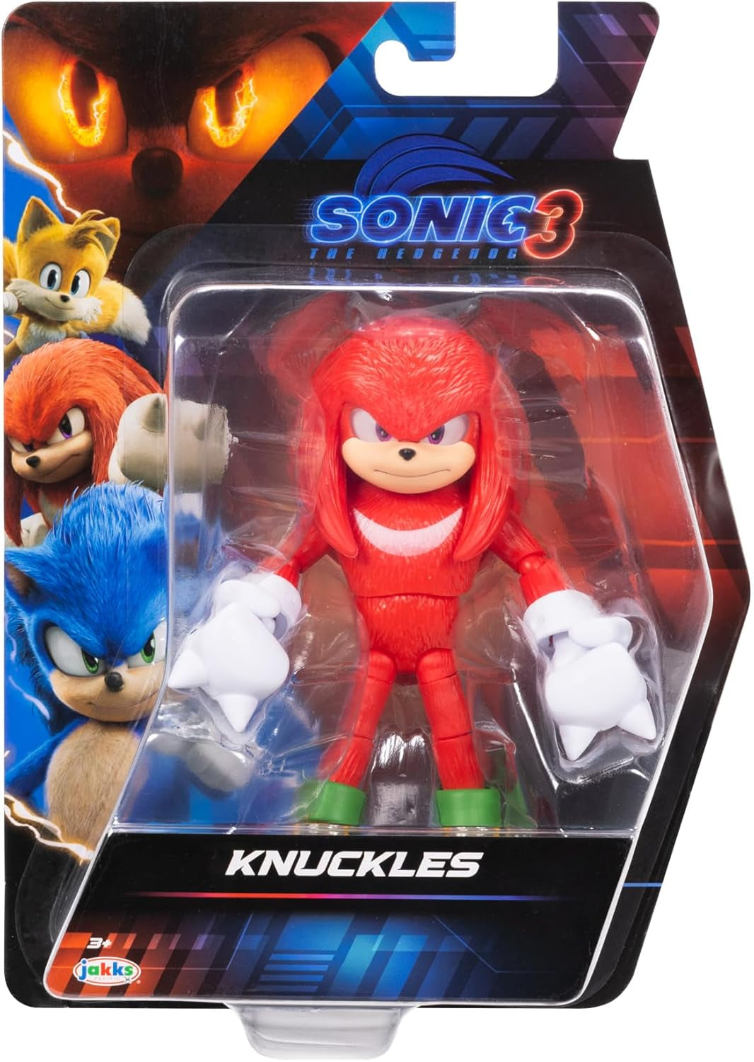 Sonic 3 Movie figur, 13 cm, Knuckles Actionfigurer Naty Shop
