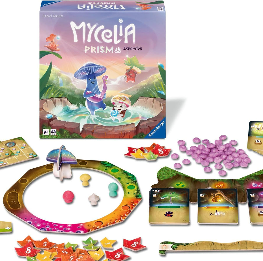 Ravensburger 27489 - Mycelia - Family Deck Building Game, Brætspil for voksne og børn 9+ - Simpelt strategispil for 1-4 spillere