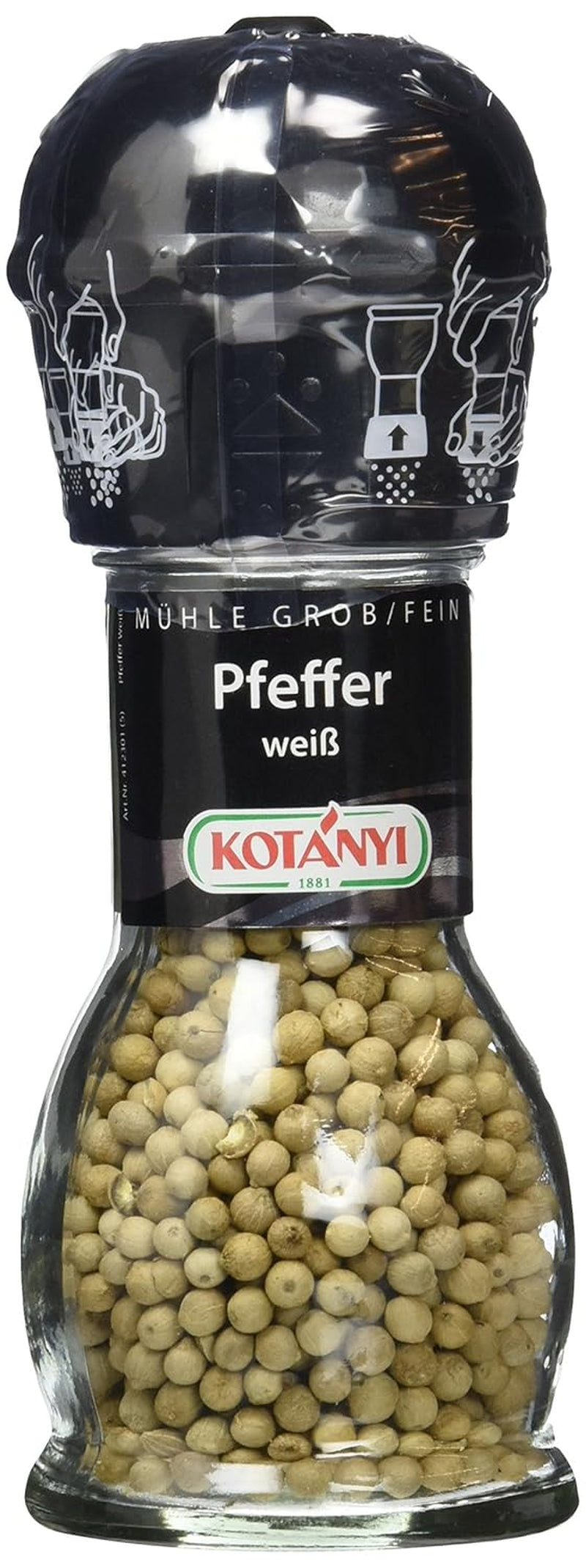 Kotanyi Knoblauch Mühle, krydret (1 x 48 g)