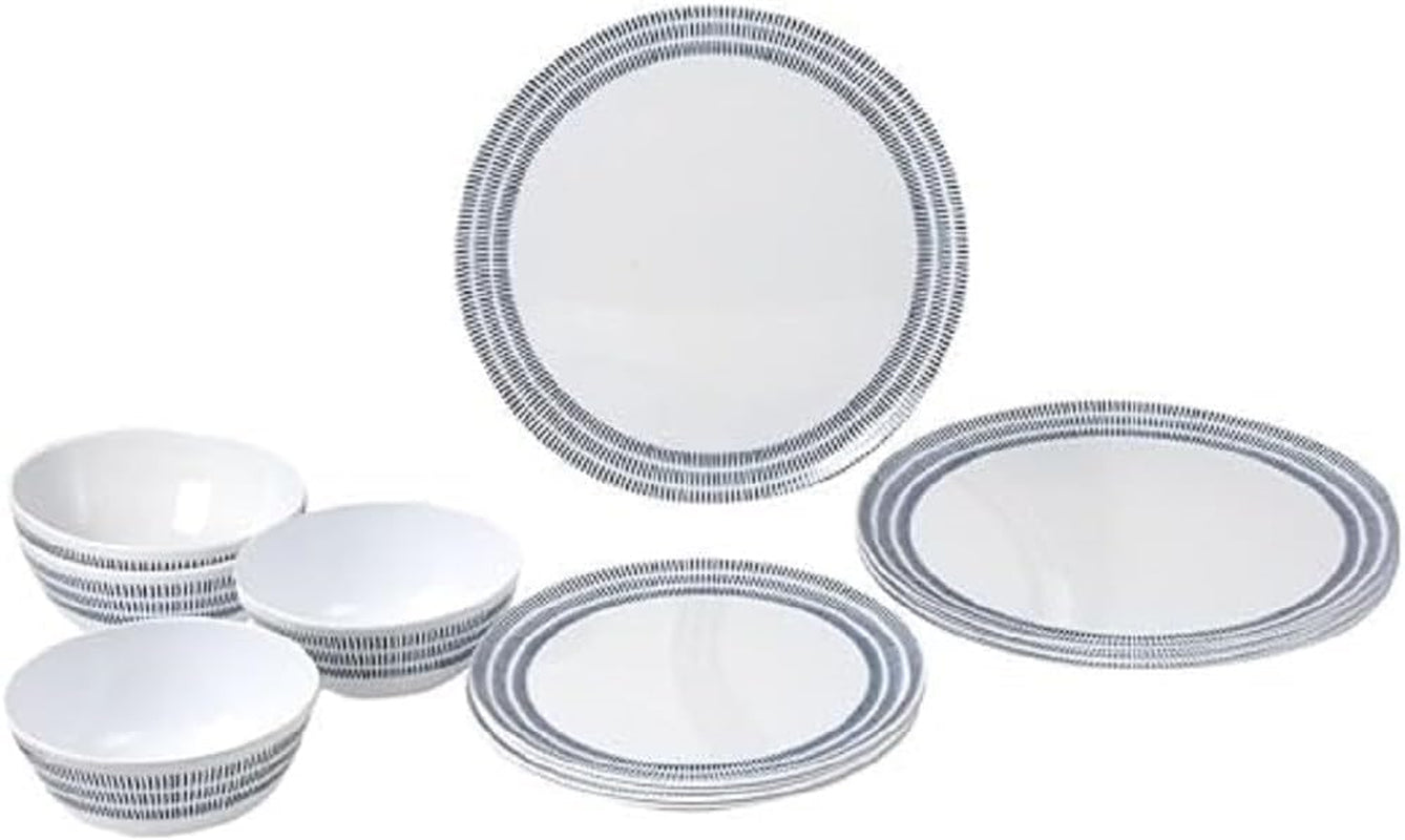 0830148N.C6T Geschirrset, 12-teilig, BlueBAY, 3-teiliges Set
