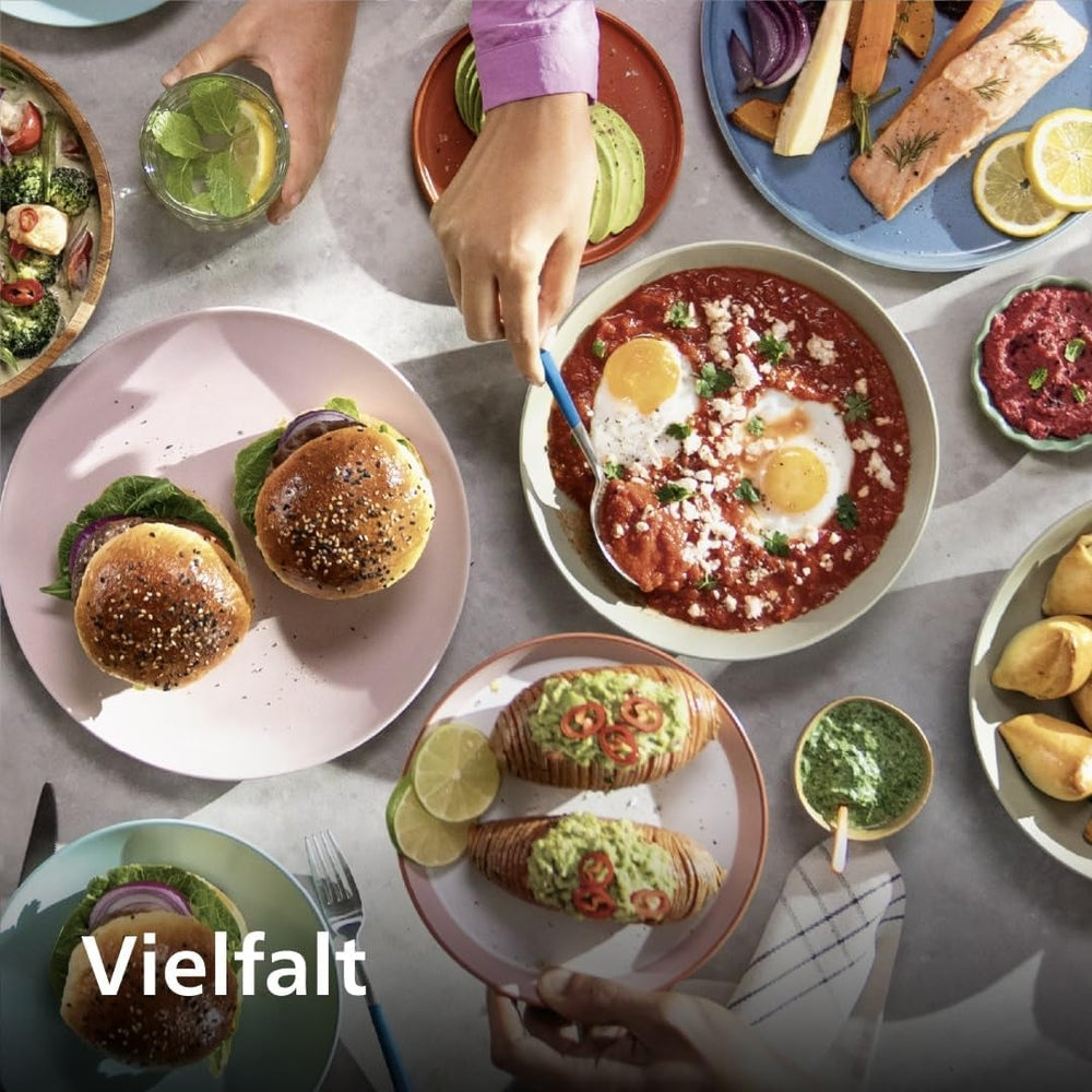 Philips Airfryer 3000 Series 6.2L, Madlavningsvindue, 16 tilberedningsfunktioner i 1, Rapidair plus-teknologi, Fedtfjernelse, Opskriftsapplikation Homeid Appliances Naty Shop