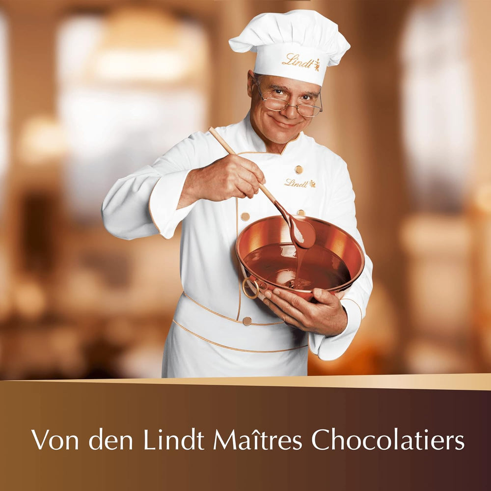Lindt Chokolade | NUXOR mælkechokoladepose | 103g | Cremet Gianduja mælkechokoladetern med ristede hasselnødder | Chokolade gave