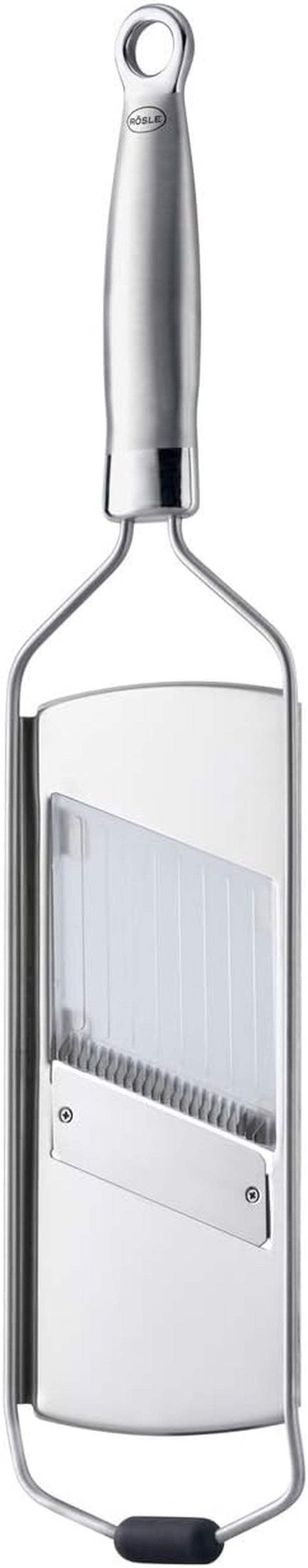 RÖSLE gourmetskærer Højkvalitetsskærer til trøfler, fine svampe, parmesan, radiser, tynde skiver, rustfrit stål 18/10 Skræller RÖSLE Julienne-skærer