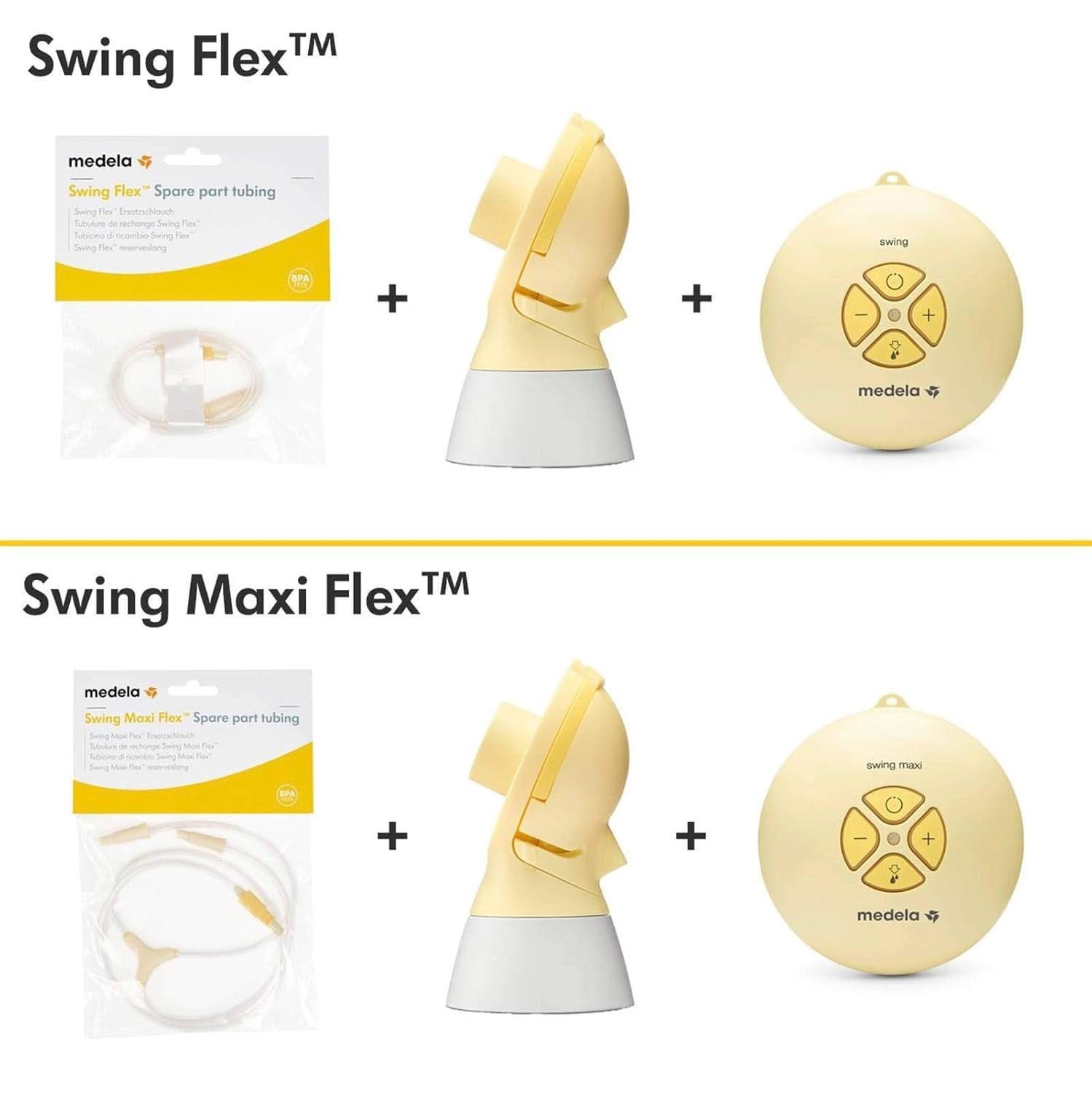 Udskiftningsslange Medela Swing Flex Tilbehør Mad og Amning Bebe Naty Shop