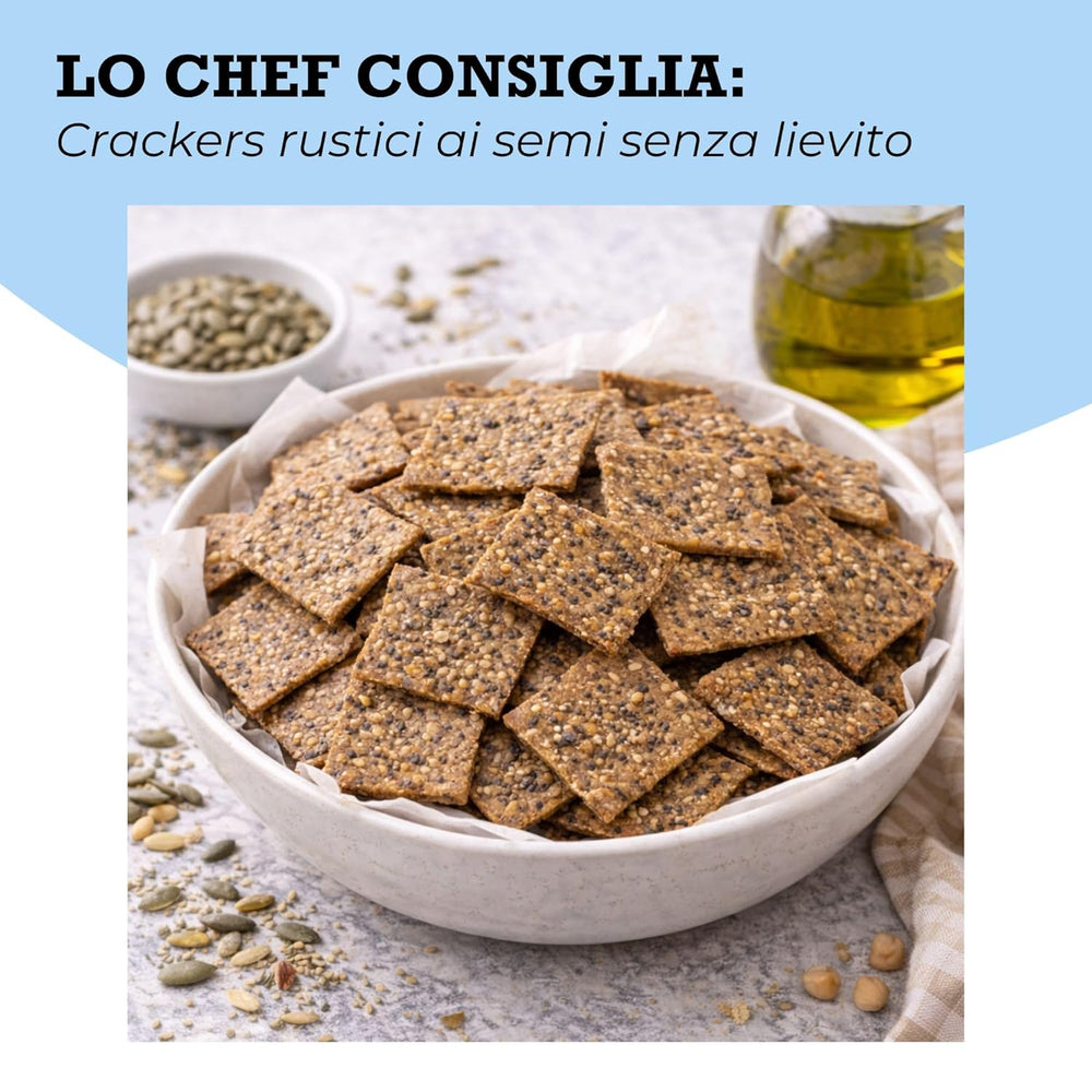 Økologisk Omega frøblanding 3 kg (blanding af græskar-, solsikke- og hørfrø), en blanding af 3 hele rå oliefrø, rig på protein, fibre og omega-3 fedtsyrer