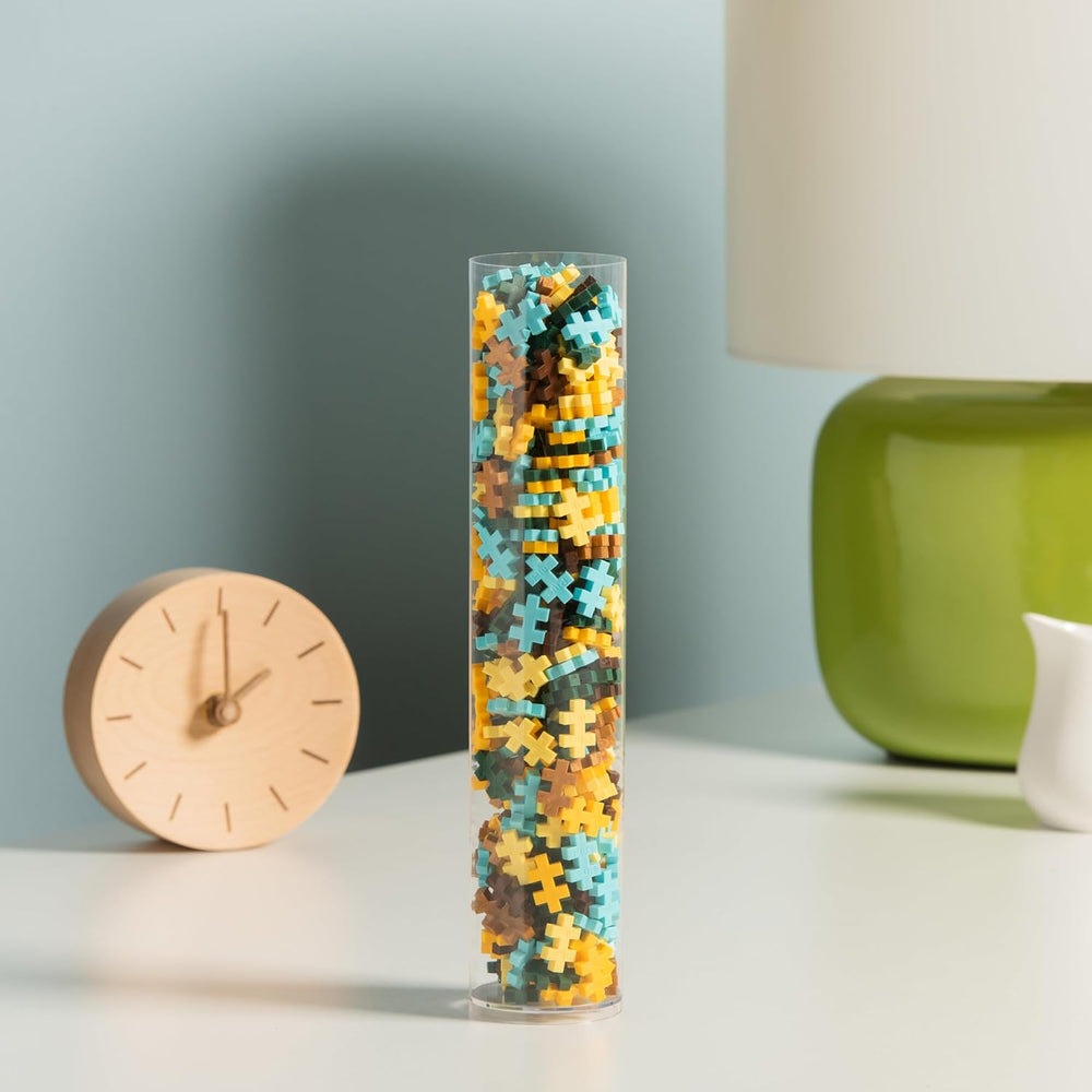 Plus-Plus 5163 Geniales Konstruktionsspielzeug, Sonnenblumen von Vincent Van Gogh, Inspired-Edition, Kreativ-Bausteine ​​Tube, 350 Teile, Solsikker