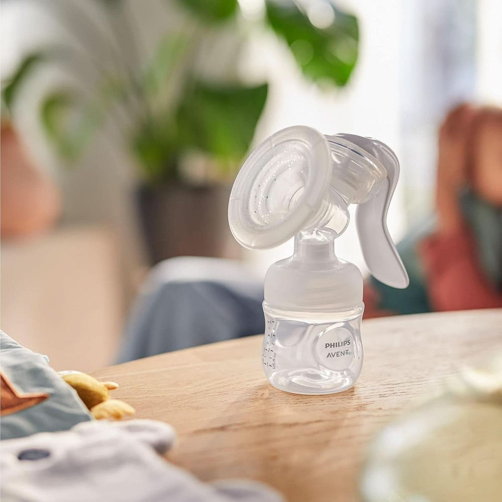 Philips Avent Handmilchpumpe - Einfaches Abpumpen, Mit Natural-Motion Technologie, Bpa-Frei (Model SCF430/01) Gennemsigtigt tilbehør Mad og amning Bebe Naty Shop