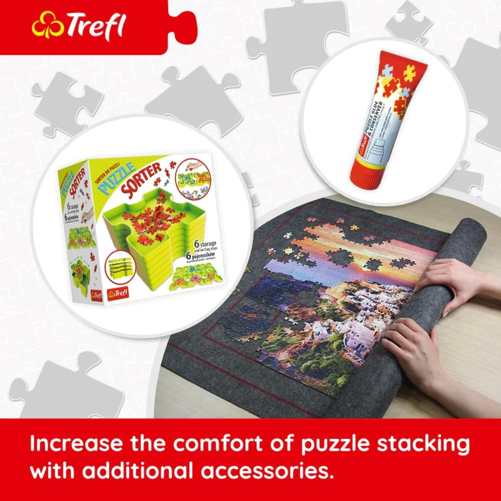 Trefl, Puzzle, Praga, Republica Cehă, 500 piese, Calitate premium, Pentru adulți și copii cu vârsta de peste 10 ani Puzzle Naty Shop