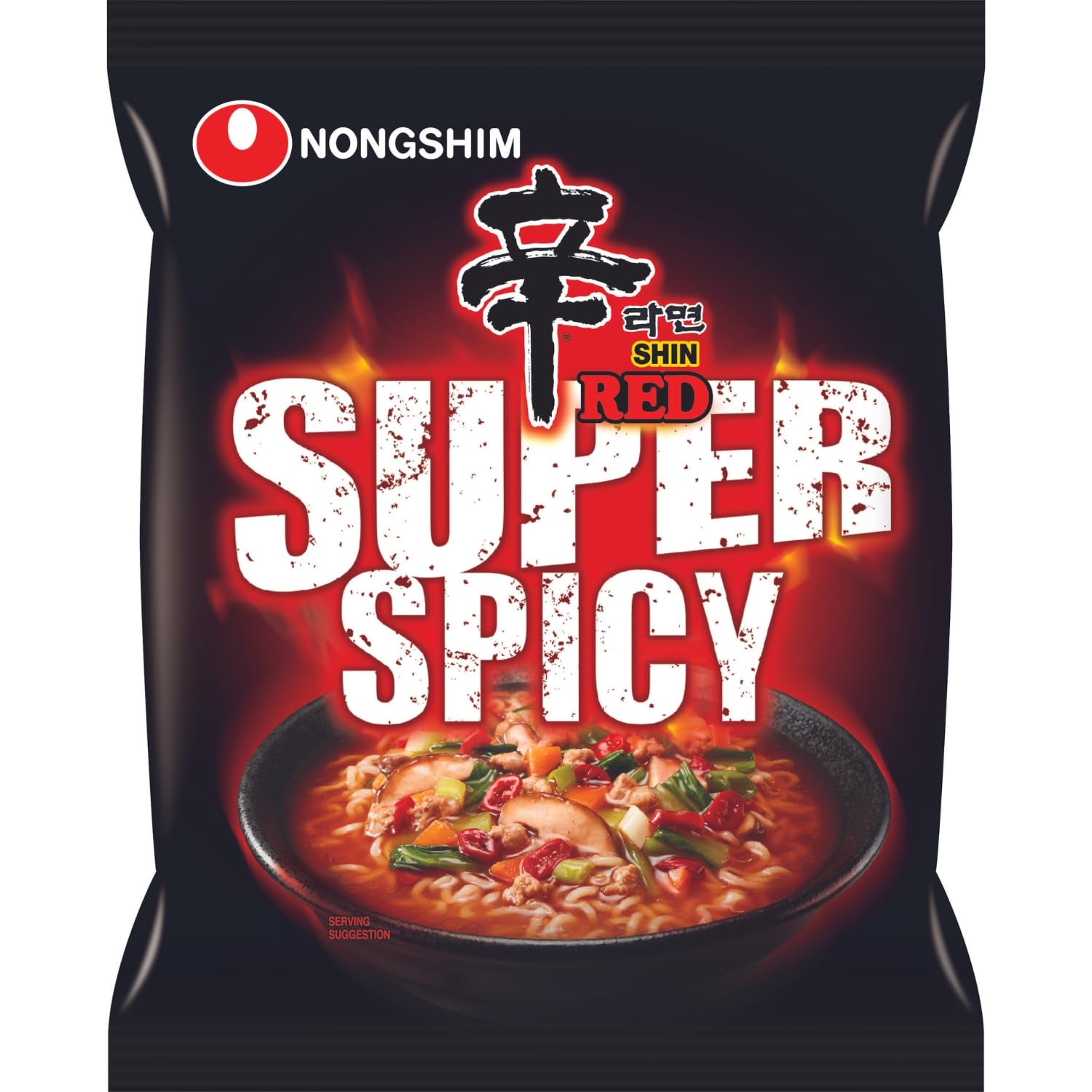 NONGSHIM - Instant Shin Red Spicy Nudles - 6 X 120 GR - Multi Pack