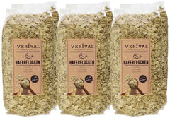 Verival Oatmeal - Økologisk, pakke med 6 x 500 gram Cereale Naty Shop