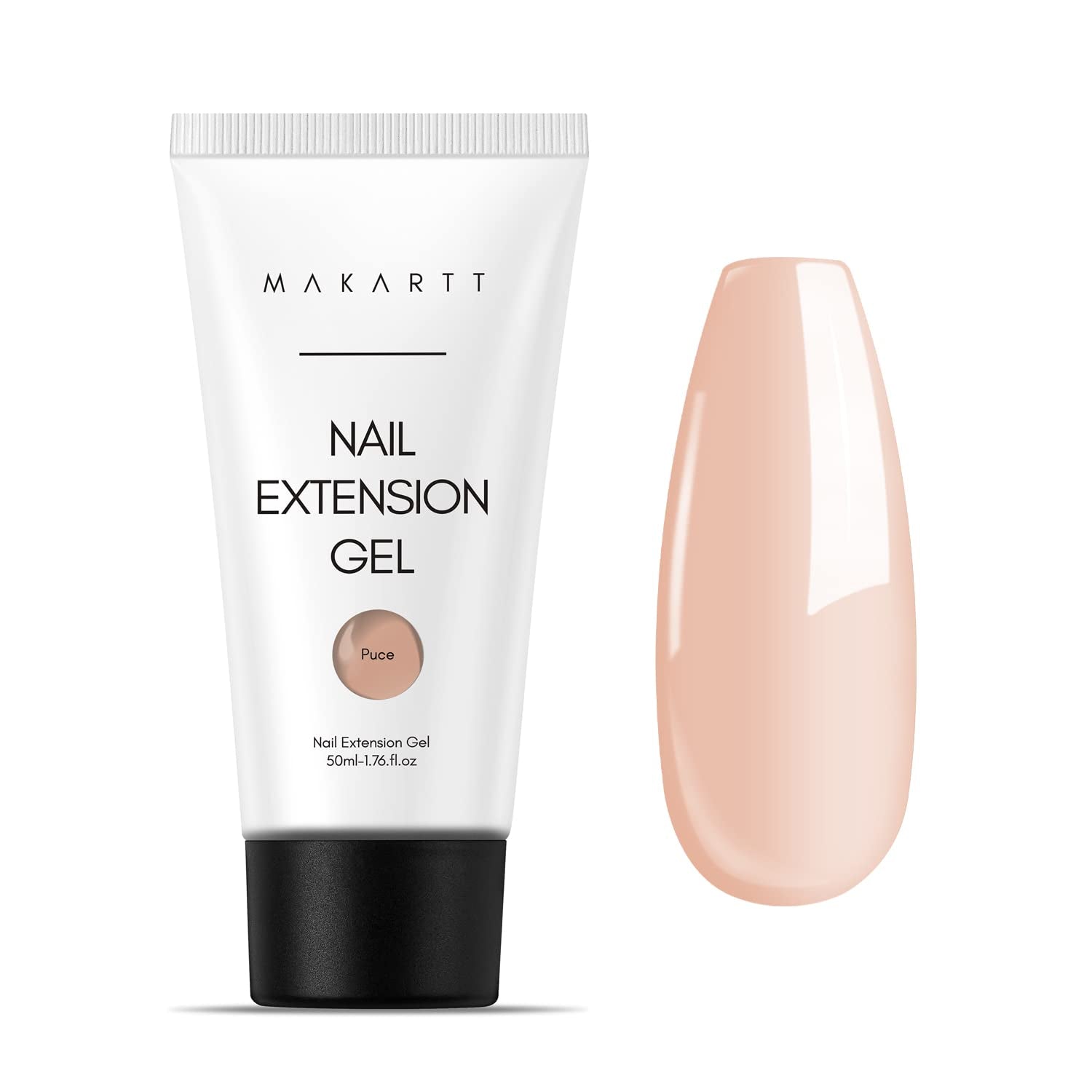 Gel pentru extensii de unghii Makartt Poly - Gel acrilic pentru extensii, gel pentru întărirea unghiilor, decorarea unghiilor, 50 ml (Violet)