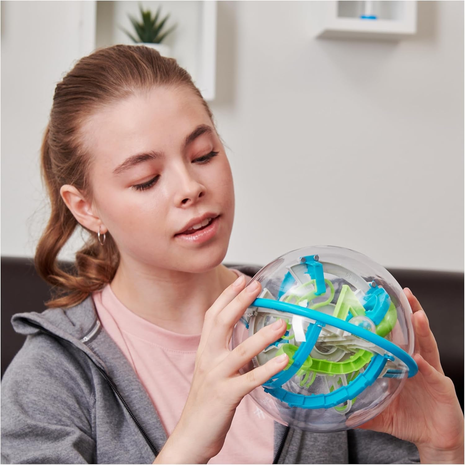Spin Master Games Perplexus Rebel, 3D-boldlabyrint med 70 forhindringer - til handy Perplexus-fans fra 6 år og opefter
