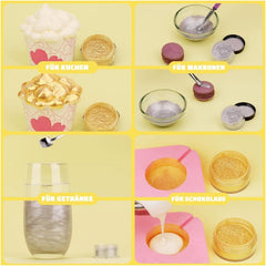 Spiselig glitter, pudder, 5 gram Glitter Naty Shop