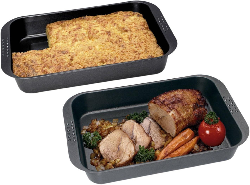 Chg Backform, ILAG Special 2-Schicht Antihaftbeschichtung, Sonstige, Jewells Ca. 28,5 X 23 X 4 cm, 9878-41, Jewells Ca. 28,5 X 23,0 X 4,0 Cm Forme og bakker til bagning Naty Shop Ofen-Set Extra Hoch