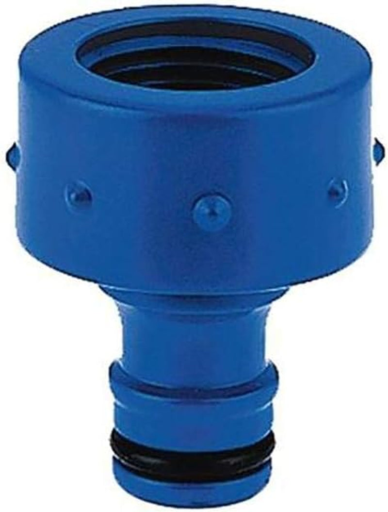 Cuplaj rapid Tatay Top Line pentru furtunuri de 9 mm, mufă universală, instalare ușoară, protecție solară, albastru