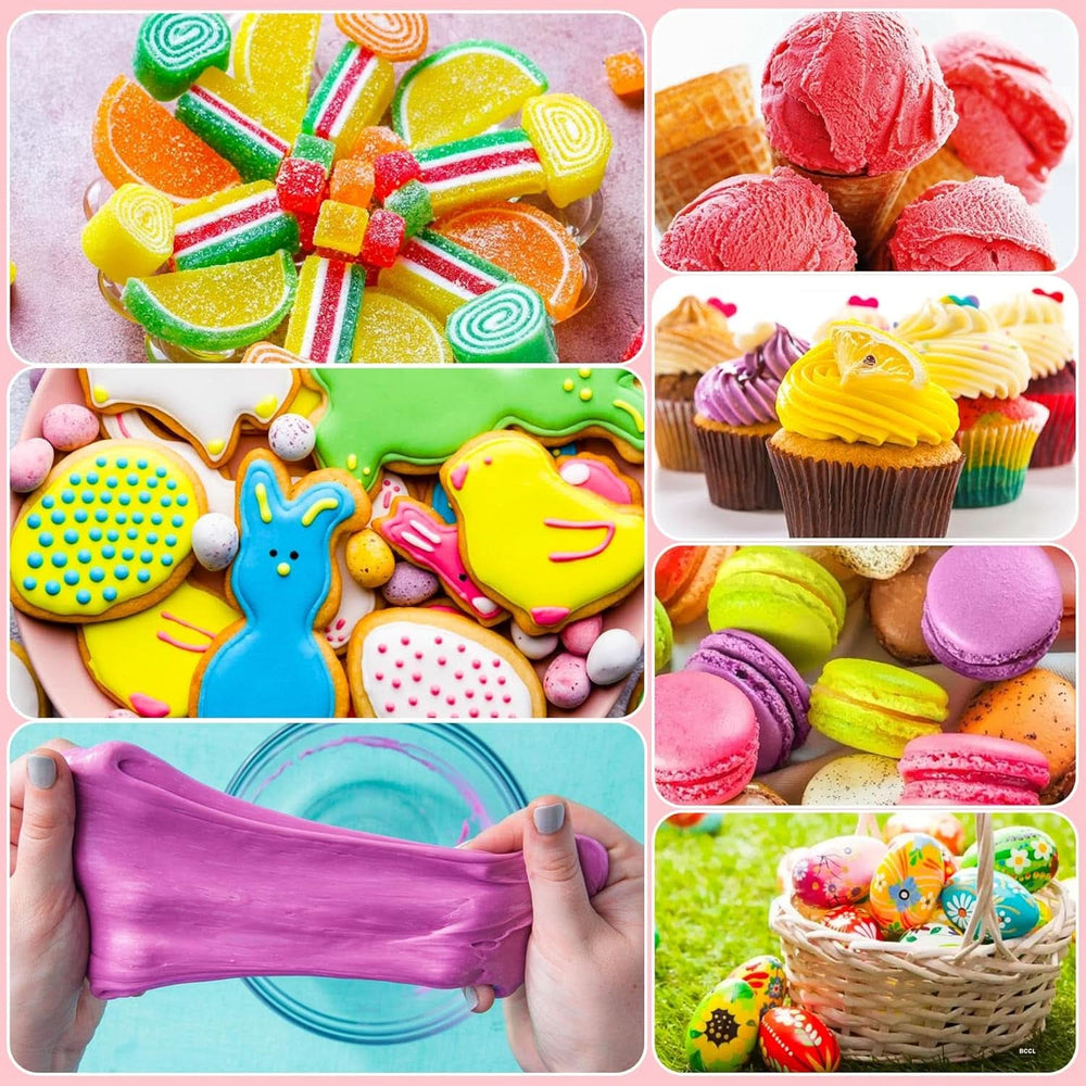 Gel madfarve, beholdere med 6 ml og 10 ml Naty Shop