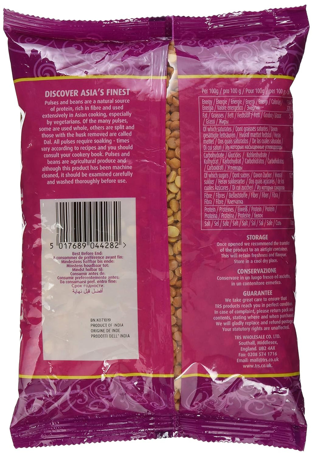 TRS - Kikærter (Chana Dal) - (1 x 1 kg)