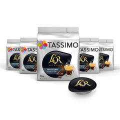 Tassimo Kapseln L'OR Espresso Fortissimo, 5 x 16 Pads, 80 Kaffeekapseln