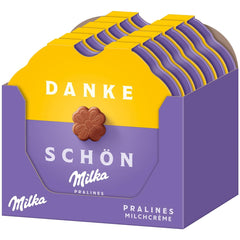 Praline Milka Little Thank You – Alpine mælkechokolade med fint mælkeflødefyld – 12 x 44g