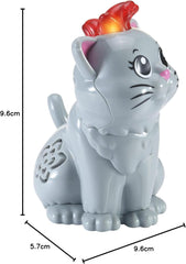 Vtech Tip Tap Baby Animals - Pisica - Jucărie interactivă cu lumină și muzică pentru jocuri de rol imaginative - Pentru copii cu vârsta cuprinsă între 1-5 ani Jucarii Bebe Naty Shop