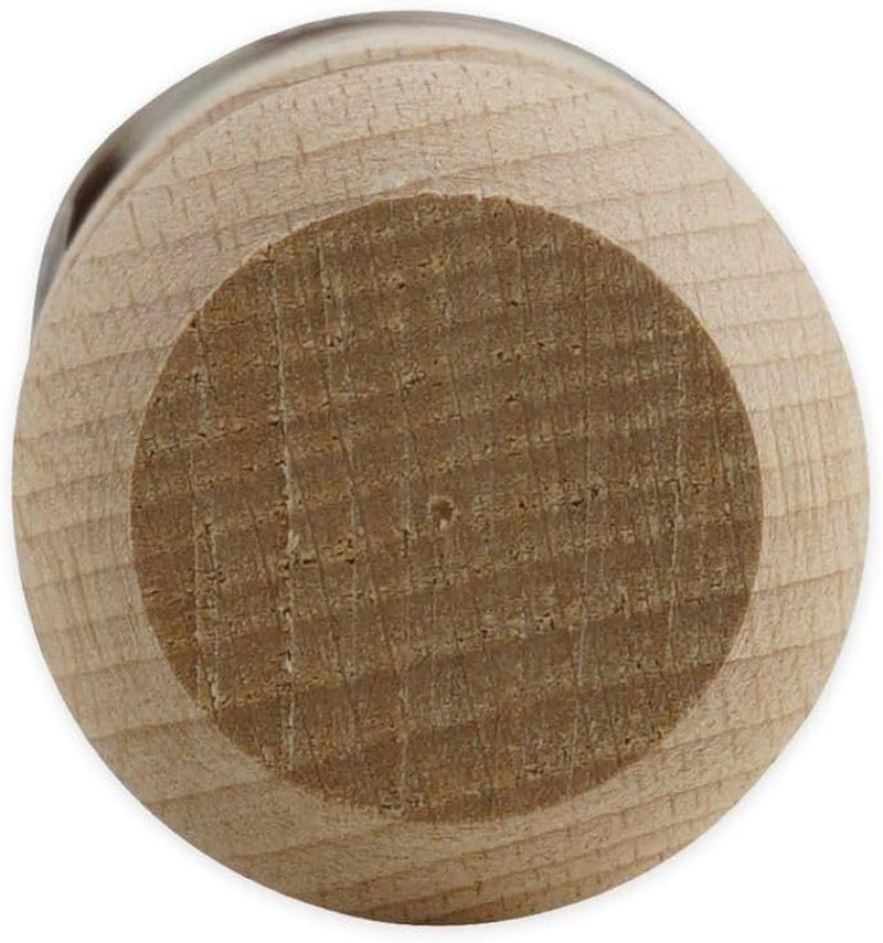 Zenker Rollholz fra Buchenholz, 350 x 30 x 30 mm – Perfekt for Teige und Fondant, FSC-certificeret, med praktisk Manschette, Braun