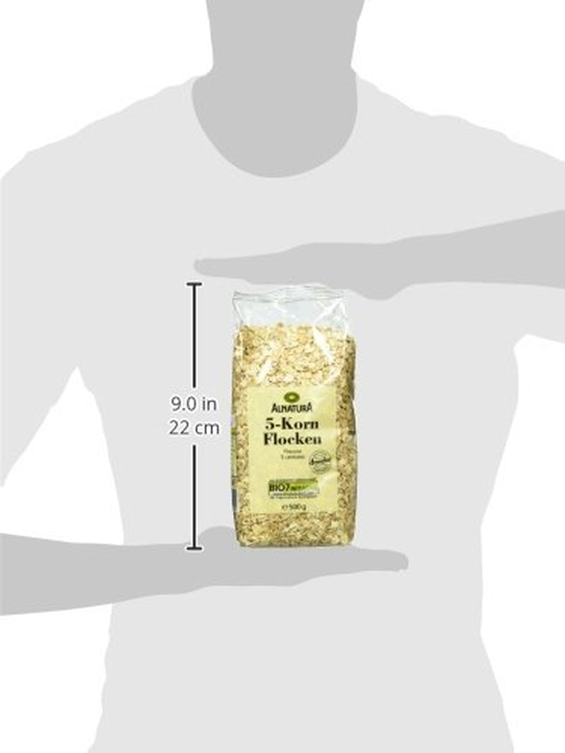 Økologiske flager fra 5 kornsorter, 500 g